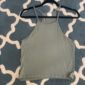 Green Halter Top